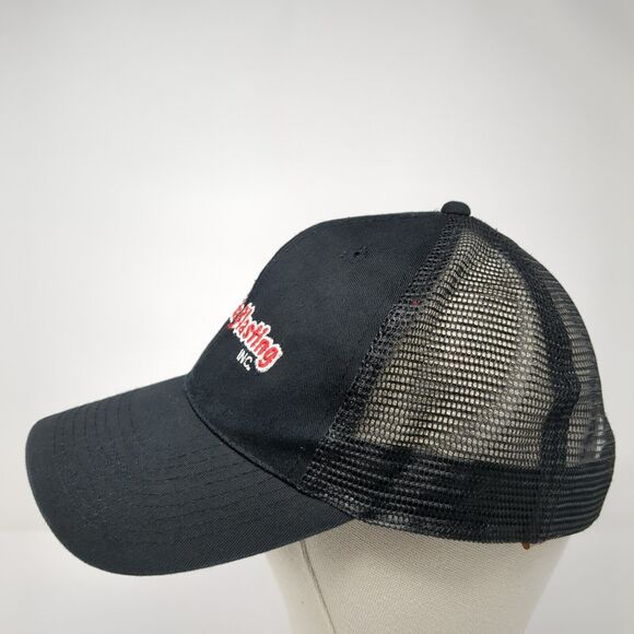 GSL Soda Blasting Inc. Snapback Trucker Hat Black One Size Mesh Back - Picture 3 of 8
